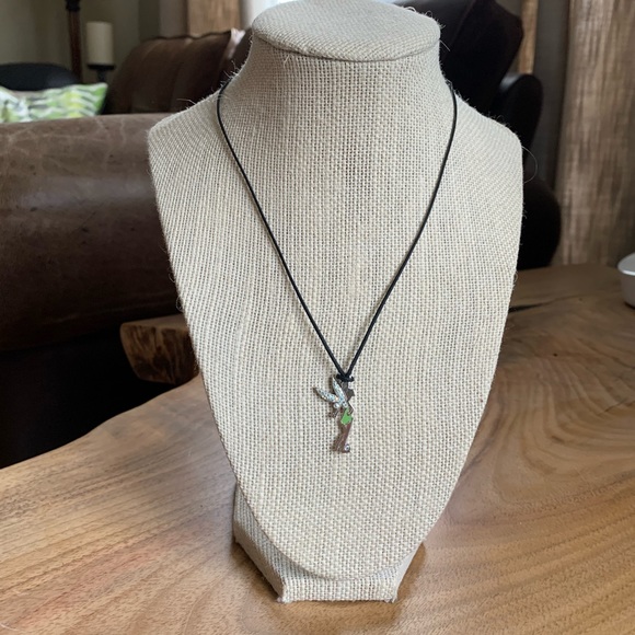 RARE Disney Tinkerbell Swarovski Necklace ✨ - Picture 1 of 5